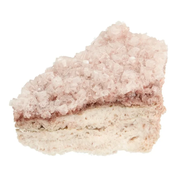 Fraaie roze haliet cluster ruw (nr.1)