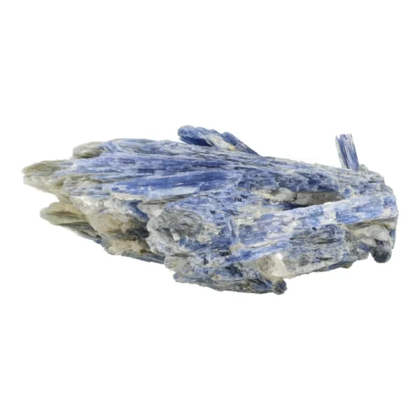 Fraai robuust blauwe kyaniet cluster van 18cm lang en diepe kleur uit Brazilië