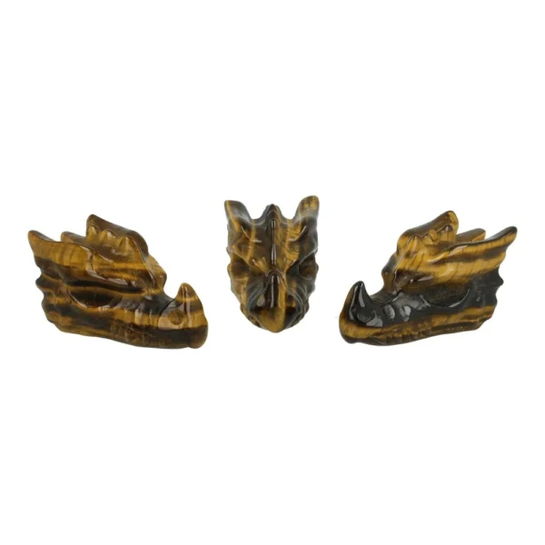 Fraaie tijgeroog draak van ongeveer 6cm lang