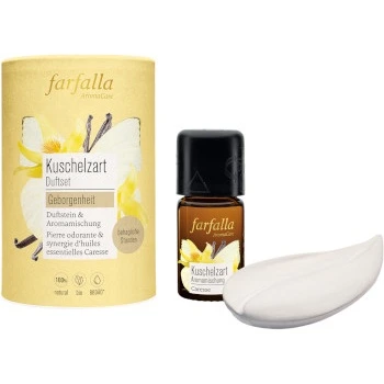 Farfalla cadeauset iris knuffelzacht met verwarmende en omhullende geur