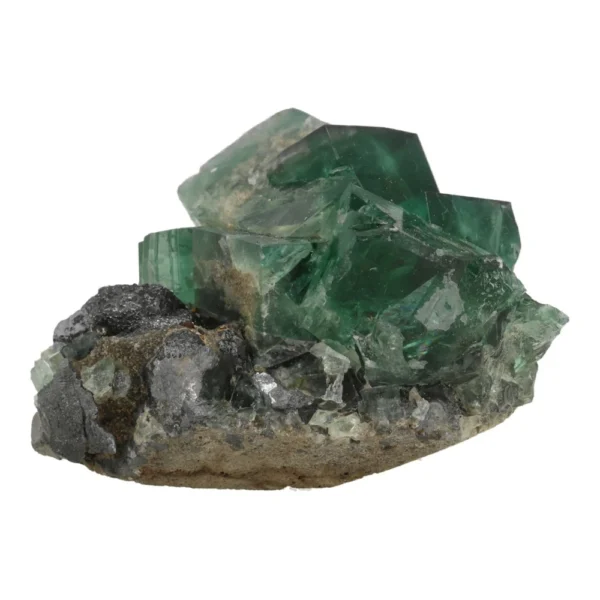Fraai Weardale daglichtfluoriet cluster uit de Greedy Hog pocket (nr.7)