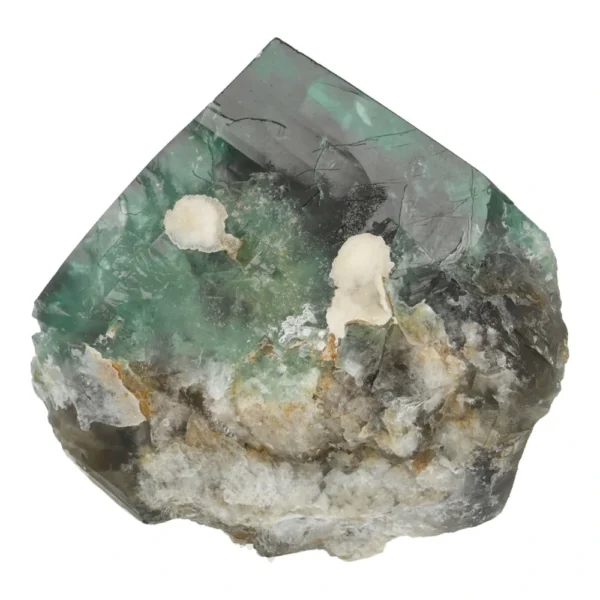 Fraai grijs-groen daglicht fluoriet cluster uit de Truffel Pig pocket uit Weardale, Engeland (nr.8)