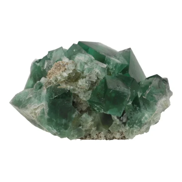 Fraai grijs-groen daglicht fluoriet cluster uit de Northern Lights pocket uit Weardale, Engeland (nr.6)