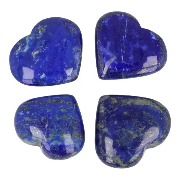 Leuke Lapis lazuli hartjes van ongeveer 5cm breed