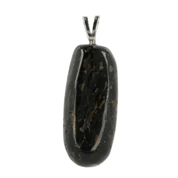 Nummiet hanger met oogje van zilver (nr.4)