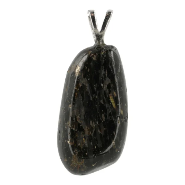 Nummiet hanger met oogje van zilver (nr.7)