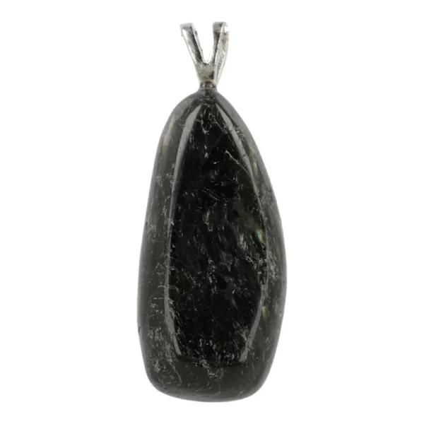 Nummiet hanger met oogje van zilver (nr.9)