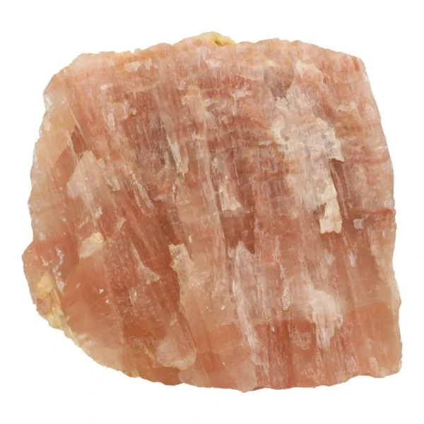 Fraai stuk rode calciet ruw (nr.1) van 14cm breed