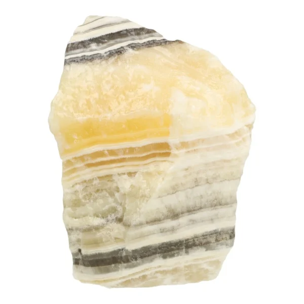 Fraaie groot stuk zebra calciet van 17cm hoog uit Mexico