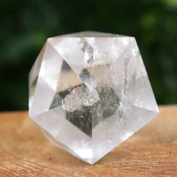 Bergkristal icosaeder van 48mm groot