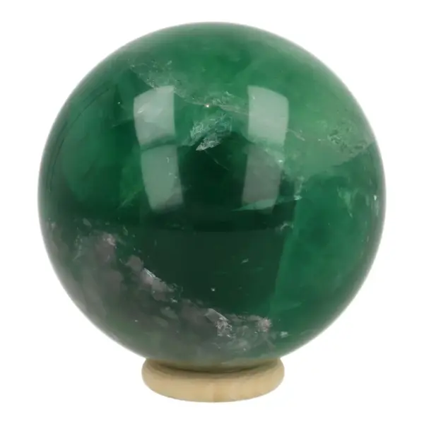 Mooie donkere groene fluoriet bol met diameter van 69mm (nr.2)