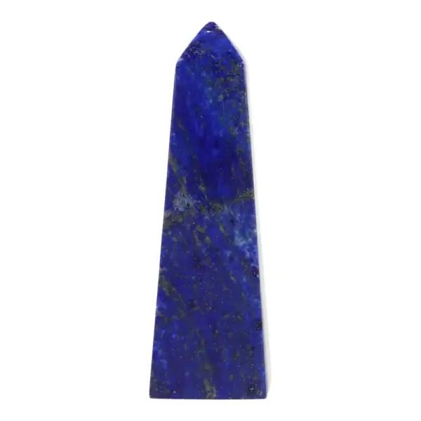 Fraaie lapis lazuli obelisk van 101mm hoog uit Afghanistan