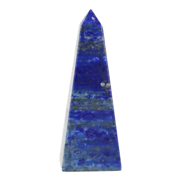 Fraaie lapis lazuli obelisk of toren van 99mm hoog