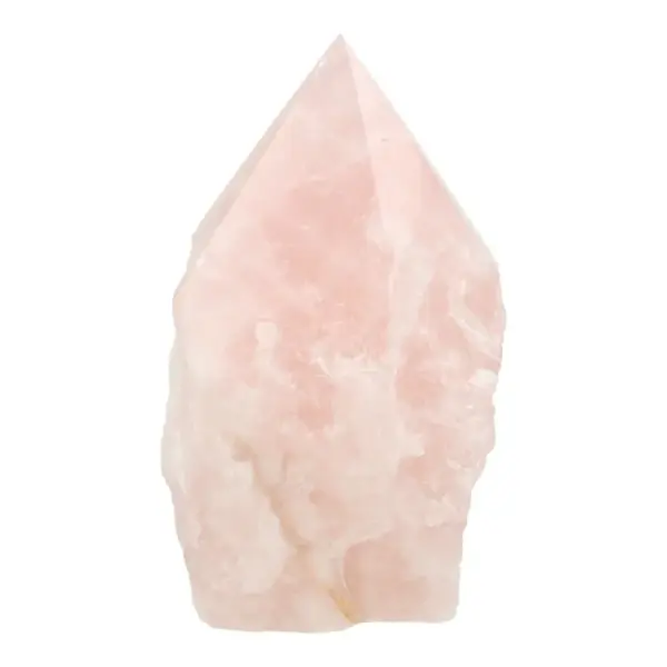 Rozenkwarts lamp met punt van 18,5cm hoog