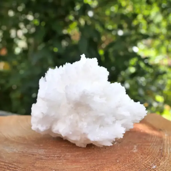 Fraai witte aragoniet cluster ruw (nr.2) uit Mexico