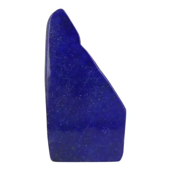 Mooie platte gepolijste lapis lazuli vrije vorm van 23,5cm hoog