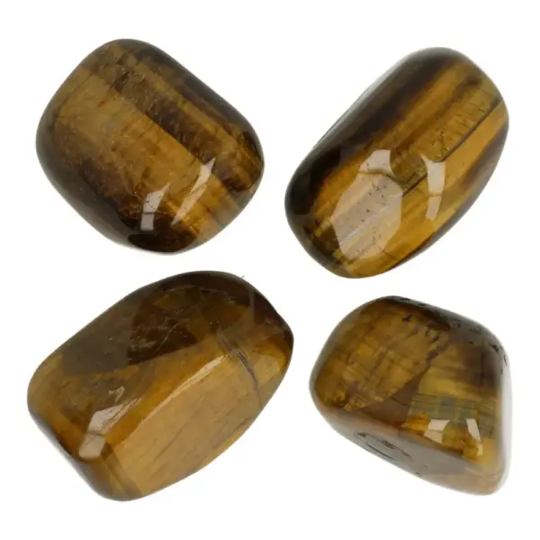 Fraaie grote tijgeroog knuffelsteen jumbo van 6-7cm lang en 4cm dik