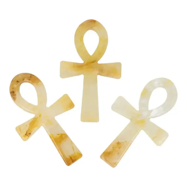 Fraaie golden healer ankh van 10cm hoog