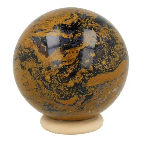 Fraaie pieterselie bol met diameter van 52mm (nr.2) met fraaie tekening