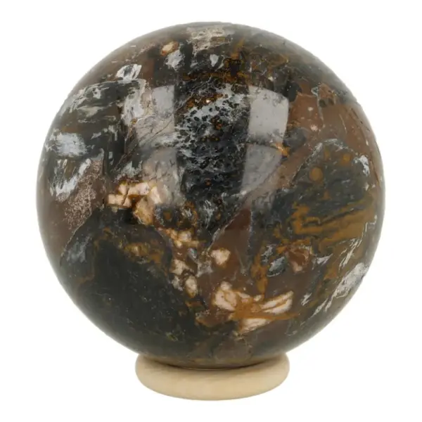Fraaie pietersiet bol met diameter van circa 63mm